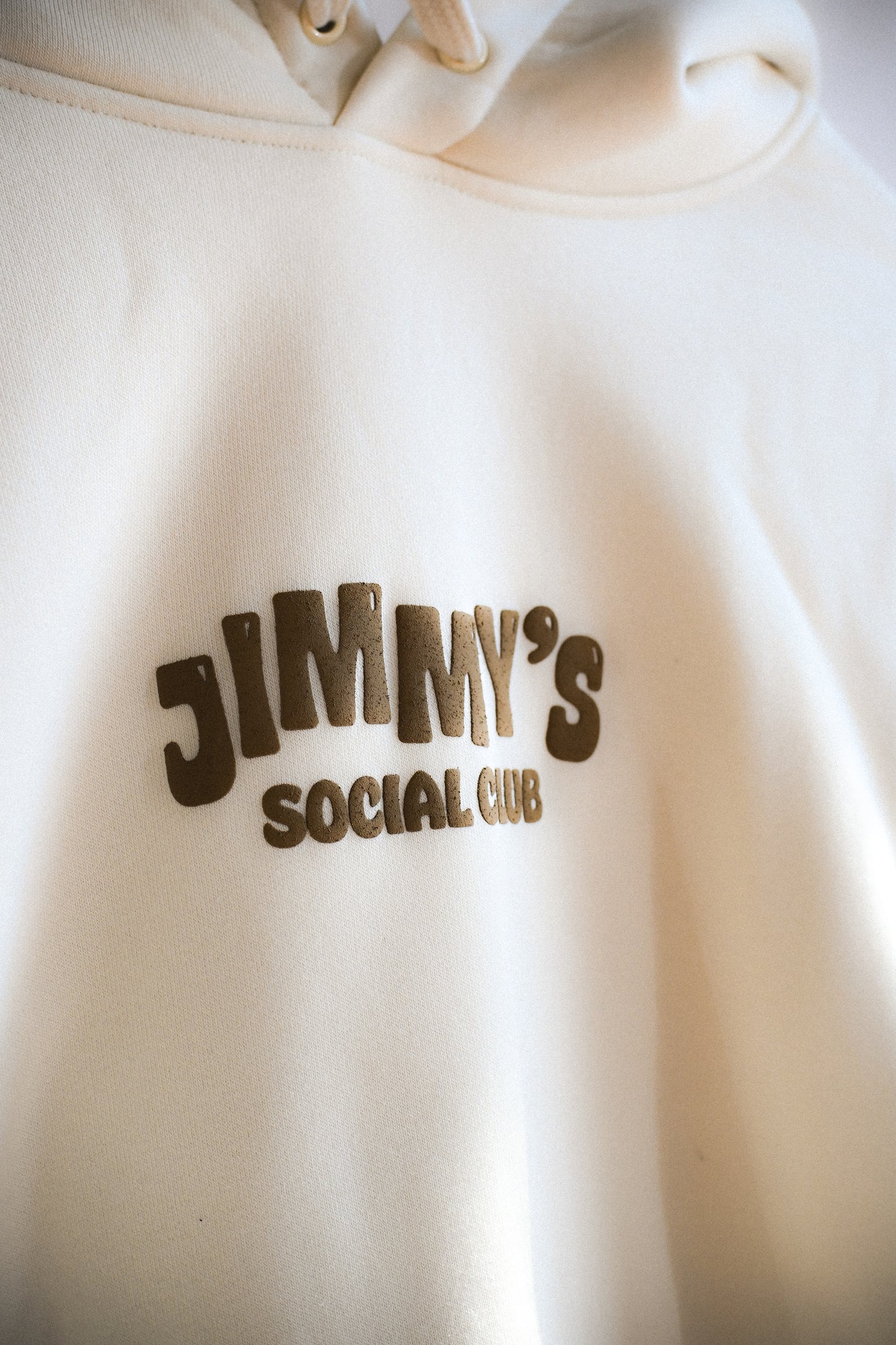 (PRE ORDER) Jimmys Social Club Hood  Ecru/Brown